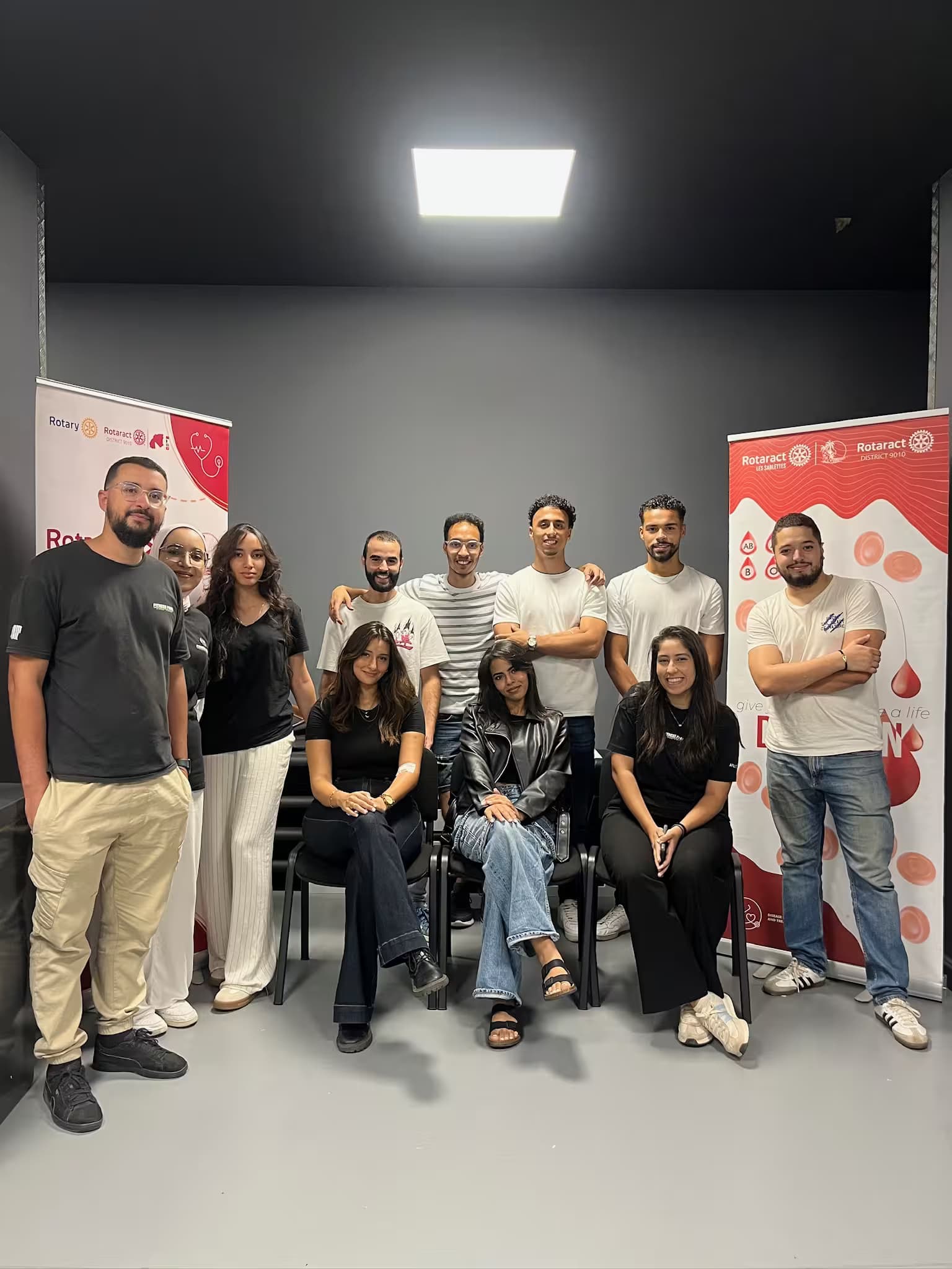 Participants mobilisés autour d'un projet de santé